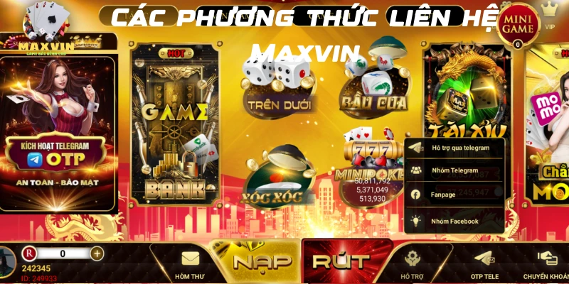 Các phương thức liên hệ phổ biến nhất tại Maxvin